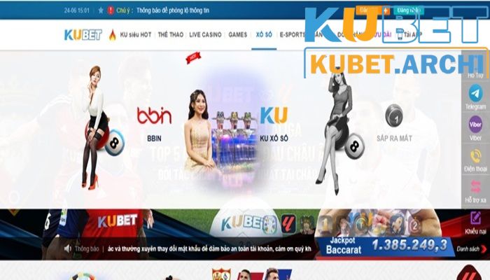 Đánh 3 càng trên Kubet tại sảnh BBin hoặc KU Xổ Số