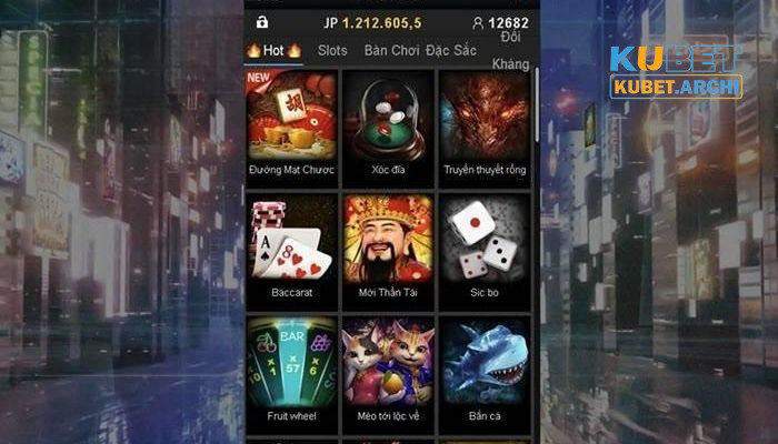 Kho game đa dạng và chất lượng tại Kubet